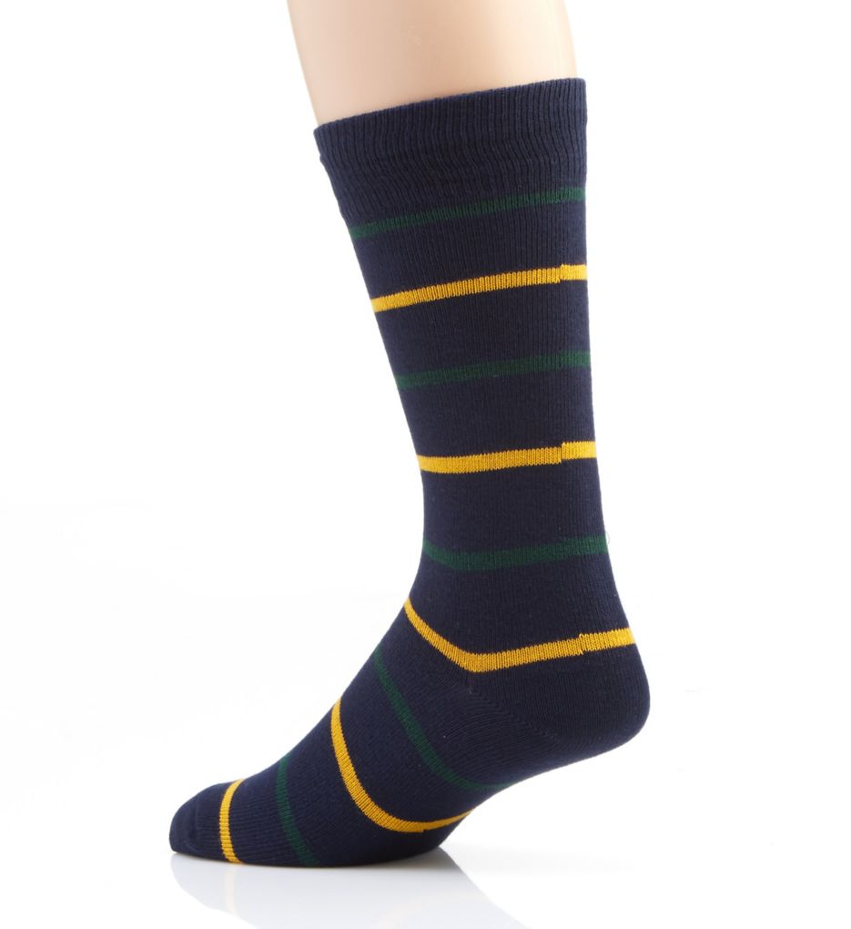 Pony Embroidery Stripe Sock-bs