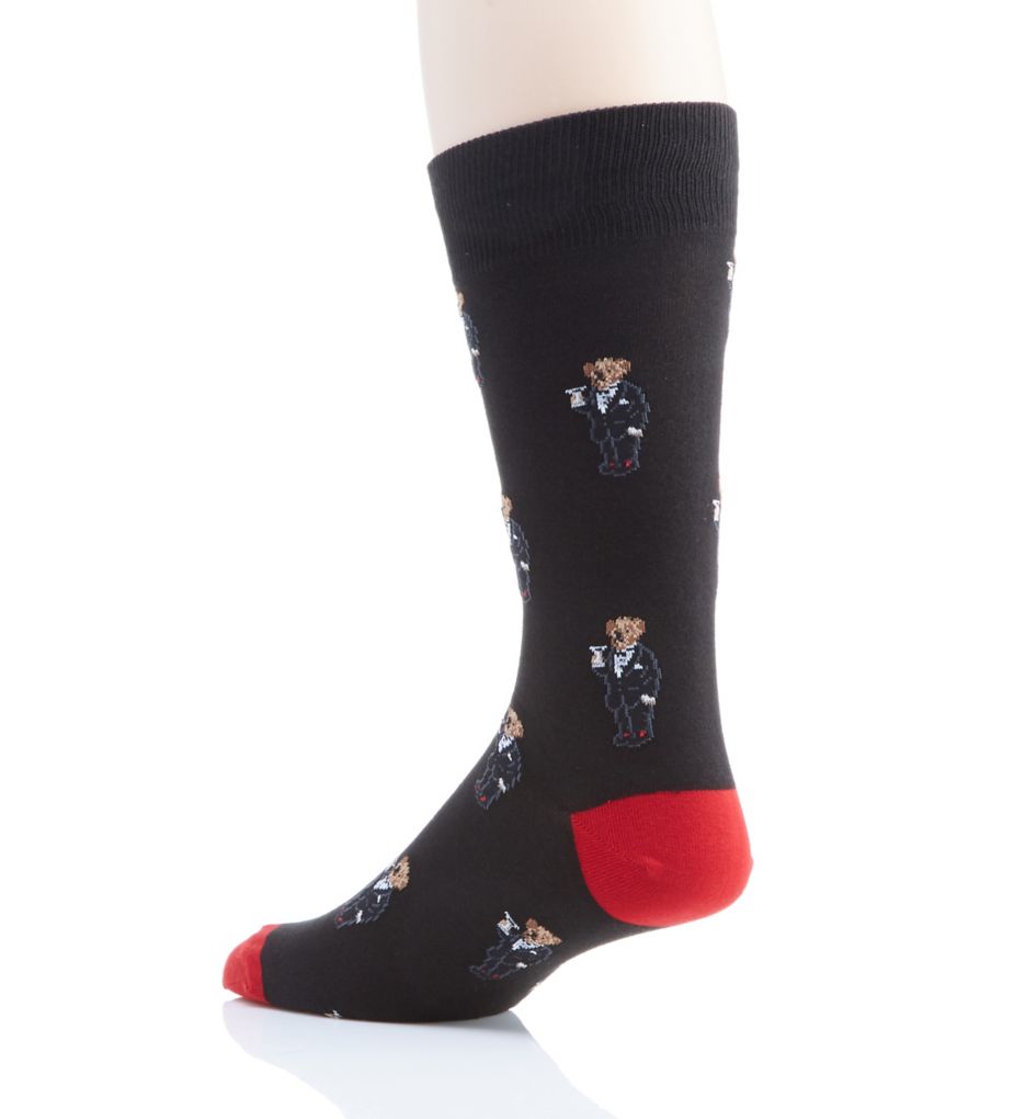 Mini Tux Martini Bear Socks - 2 Pack-bs