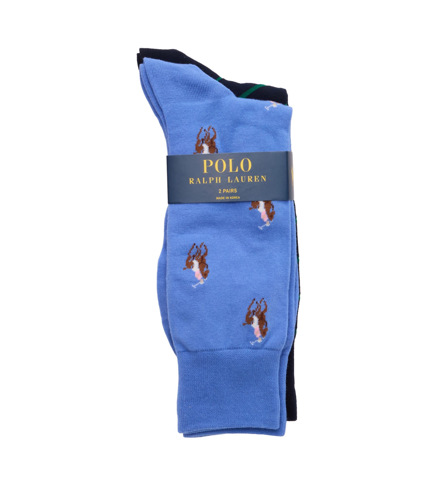 Polo Ralph Lauren Allover Player Knit In Socks - 2 Pack 899923 - Image 1