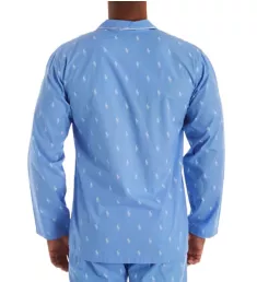 All Over Pony Pajama Shirt Beach Blue M