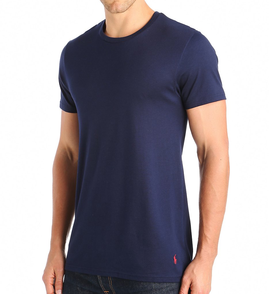 Polo Ralph Lauren L043 Supreme Comfort Cotton Modal Short Sleeve Crew (Cruise Navy)