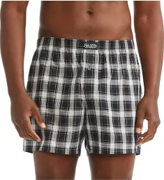 100% Cotton Classic Plaid Woven Boxer Ramsey Plaid/Navy S