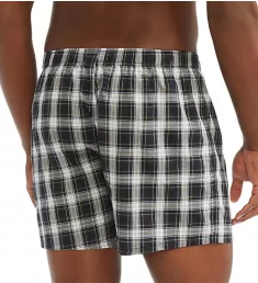 100% Cotton Classic Plaid Woven Boxer Ramsey Plaid/Navy S