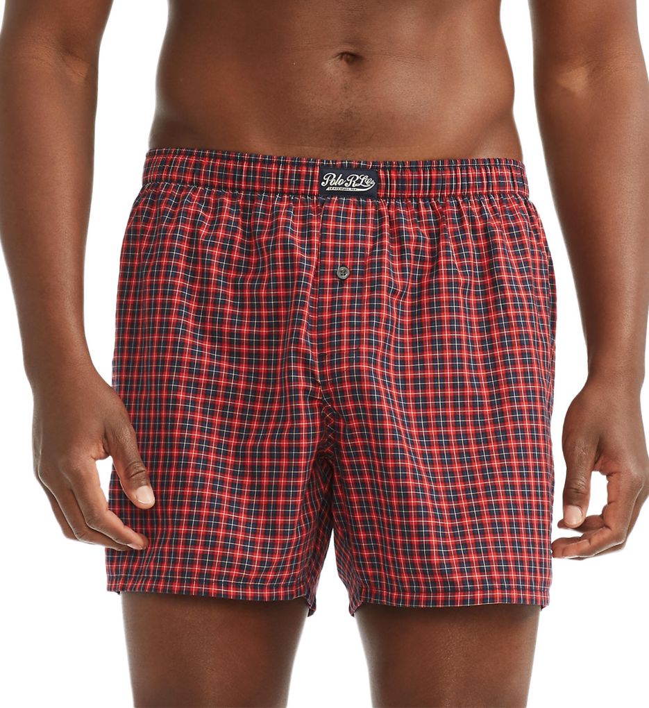 100% Cotton Classic Plaid Woven Boxer-fs