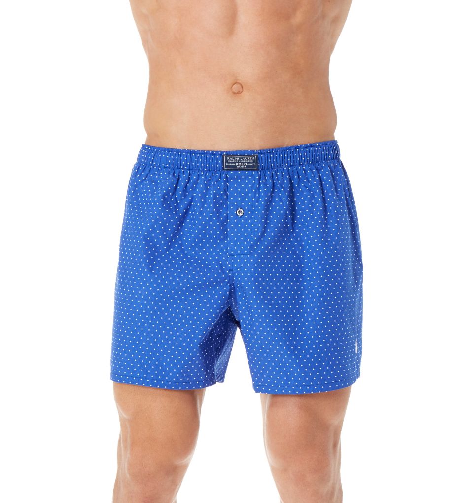 100% Cotton Polka Dot Print Woven Boxer-fs