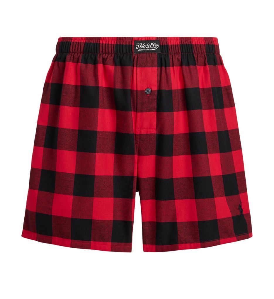 Polo Ralph Lauren Flannel Yarn Dyed Boxer Buffalo Check/Black L  - Image 1