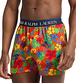 Cotton Modal Exposed Waistband Boxer Nautical Tropical S