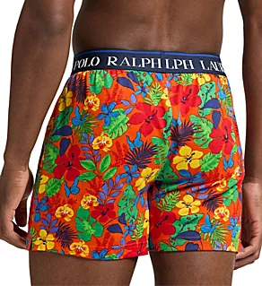 Cotton Modal Exposed Waistband Boxer Nautical Tropical S