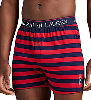 Bear Knit Boxer Stripe/Morning Bear XL