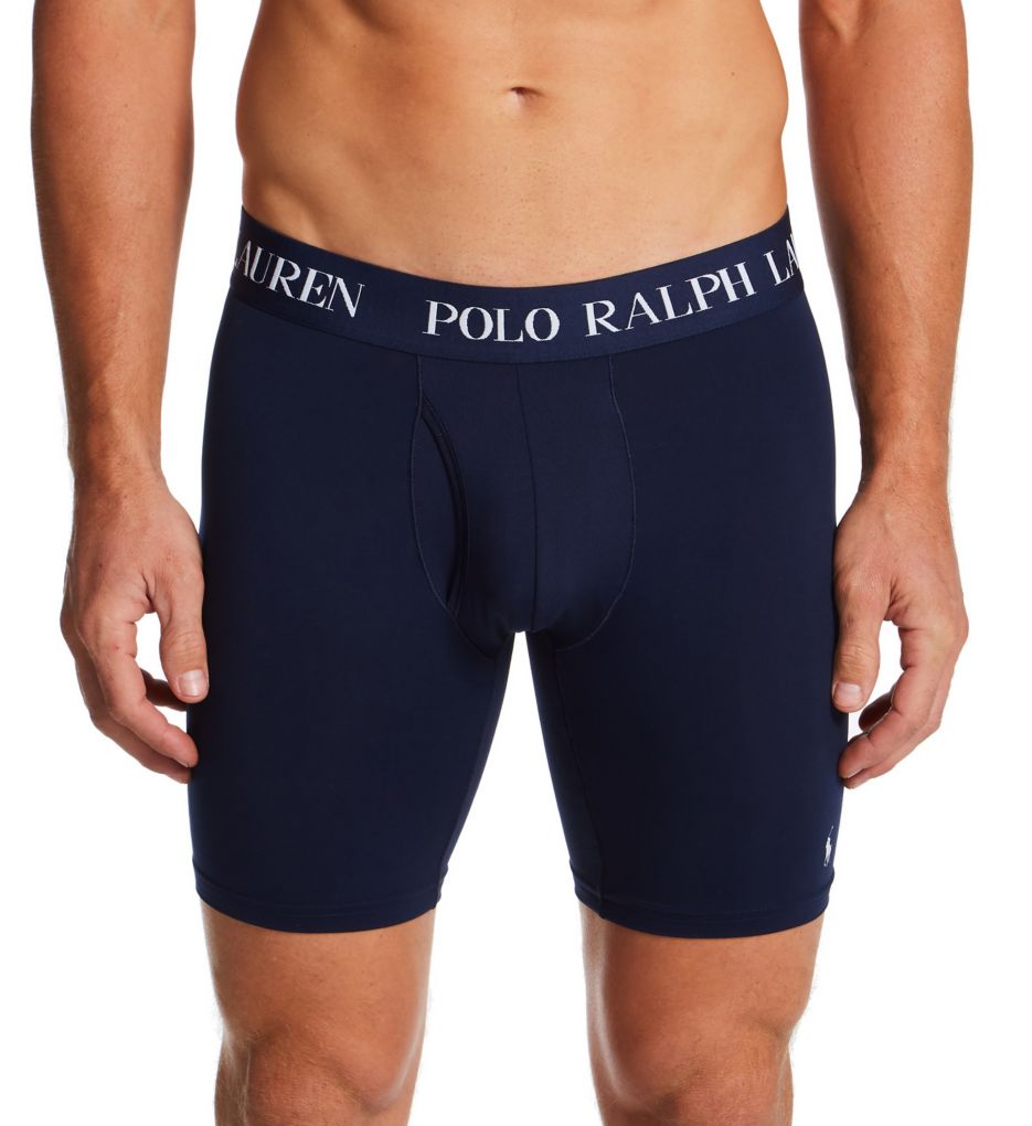 Polo Ralph Lauren Men's 3-Pack. 4-D Flex Cool Microfiber Boxer