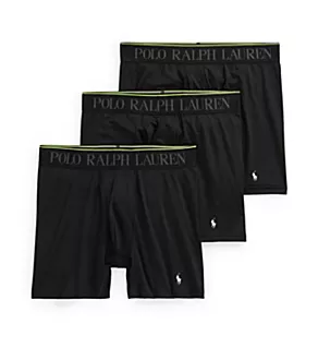 4D Flex Performance Air Boxer Briefs - 3 Pack PoBlac S