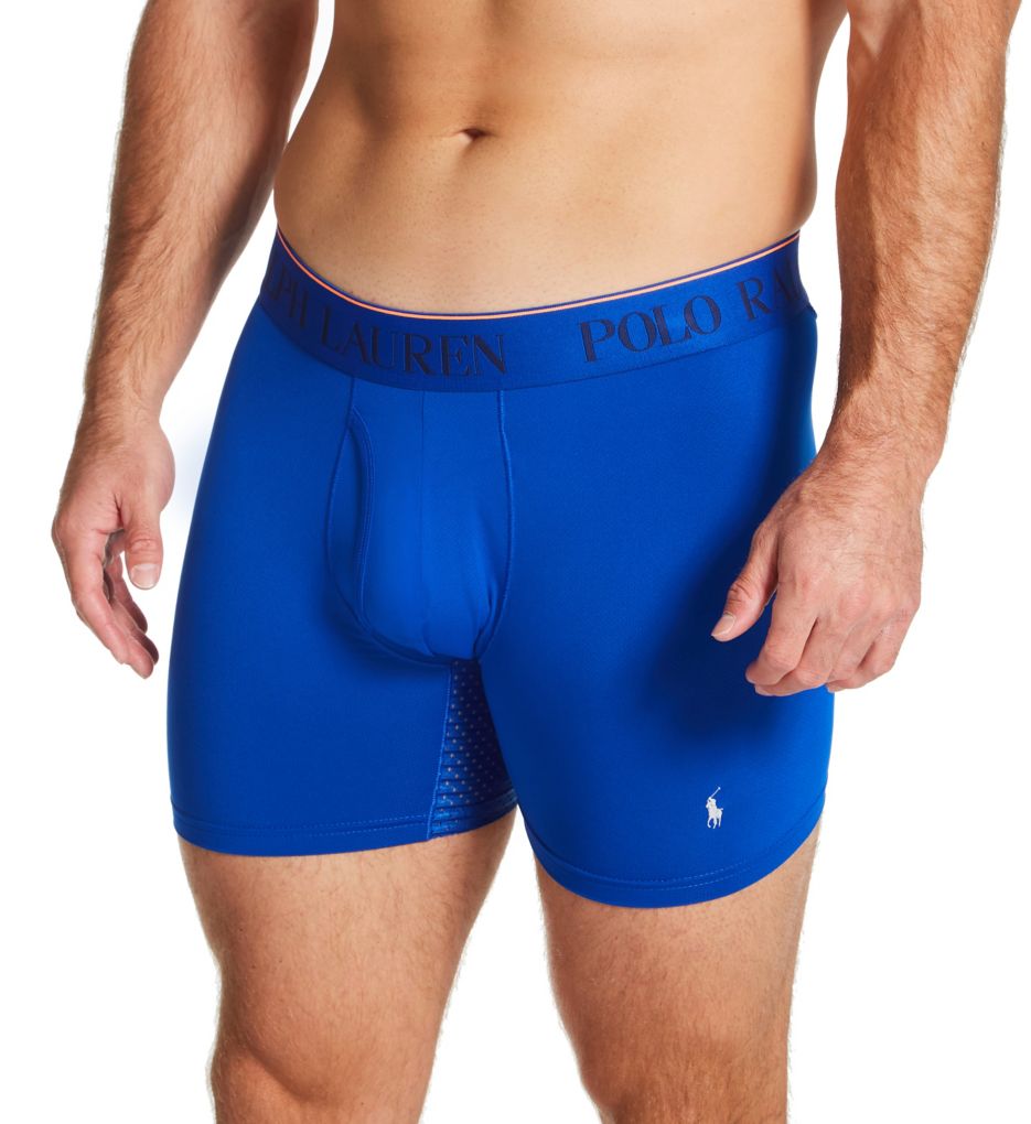 Polo Ralph Lauren Men's 3-Pack. 4-D Flex Cool Microfiber Boxer