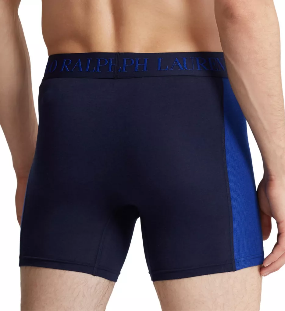 4D Flex Max Boxer Brief w/Rib Side Panel - 3 Pack Cruise Navy/Royal S