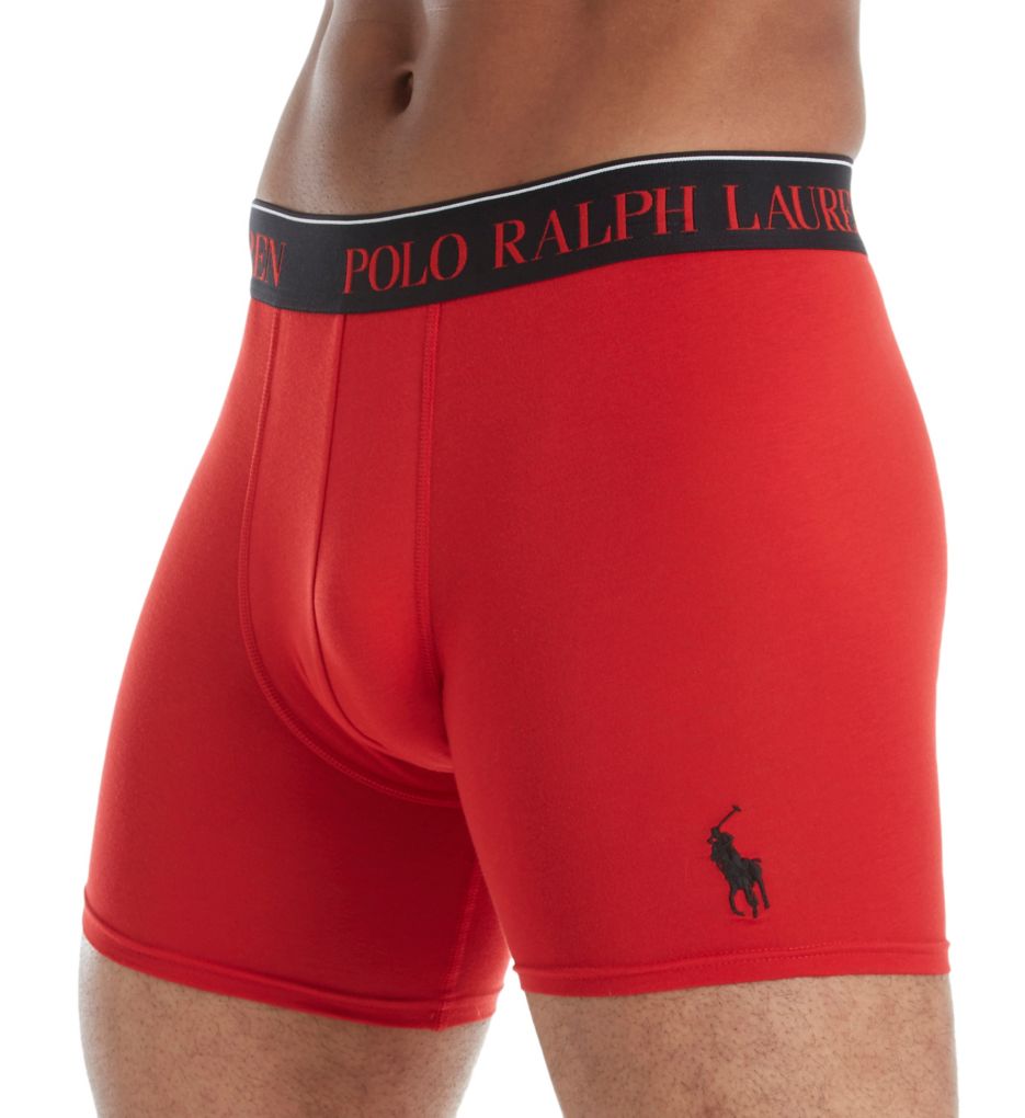 Polo Player Stretch Jersey Pouch Boxer Brief RNRed XL