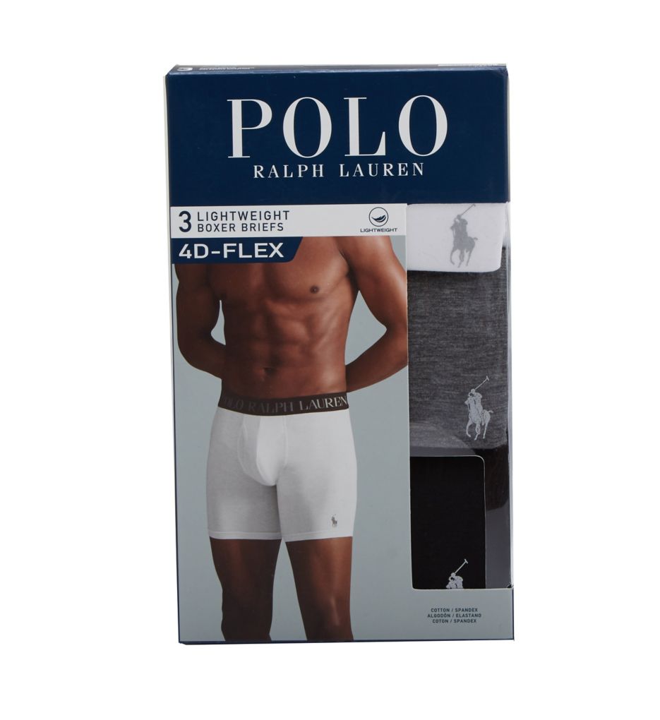 Polo Ralph Lauren 4D Flex Lightweight Boxer Brief 3-Pack LABBP3