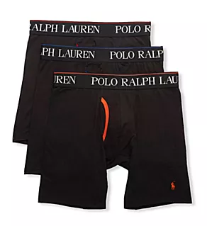 4D-Flex Cool Long Leg Boxer Briefs - 3 Pack PoBlac L