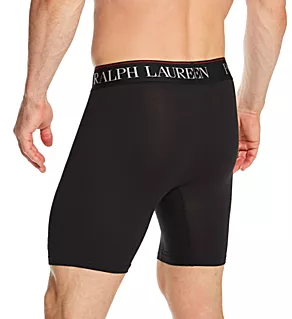 4D-Flex Cool Long Leg Boxer Briefs - 3 Pack PoBlac L