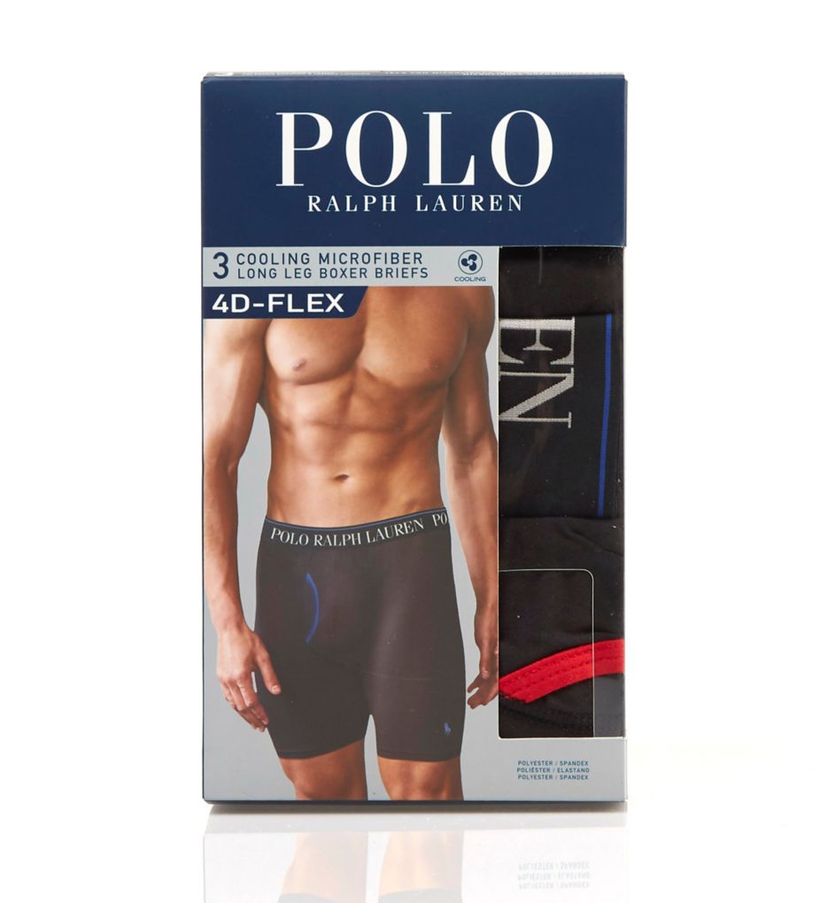 Polo Ralph Lauren 4D Flex Cooling Boxer Briefs, Pack of 3