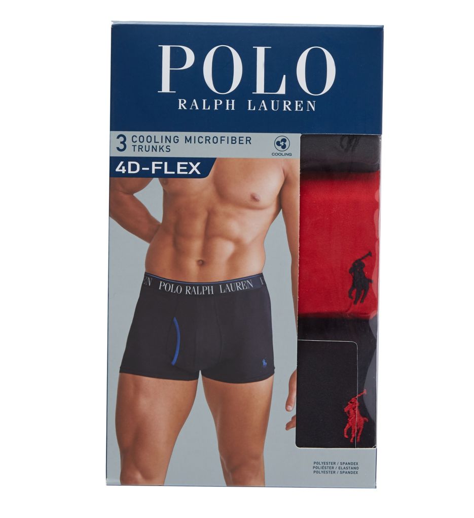 Polo Ralph Lauren LBBBP3 4D-Flex Cool Microfiber Boxer Briefs - 3 Pack