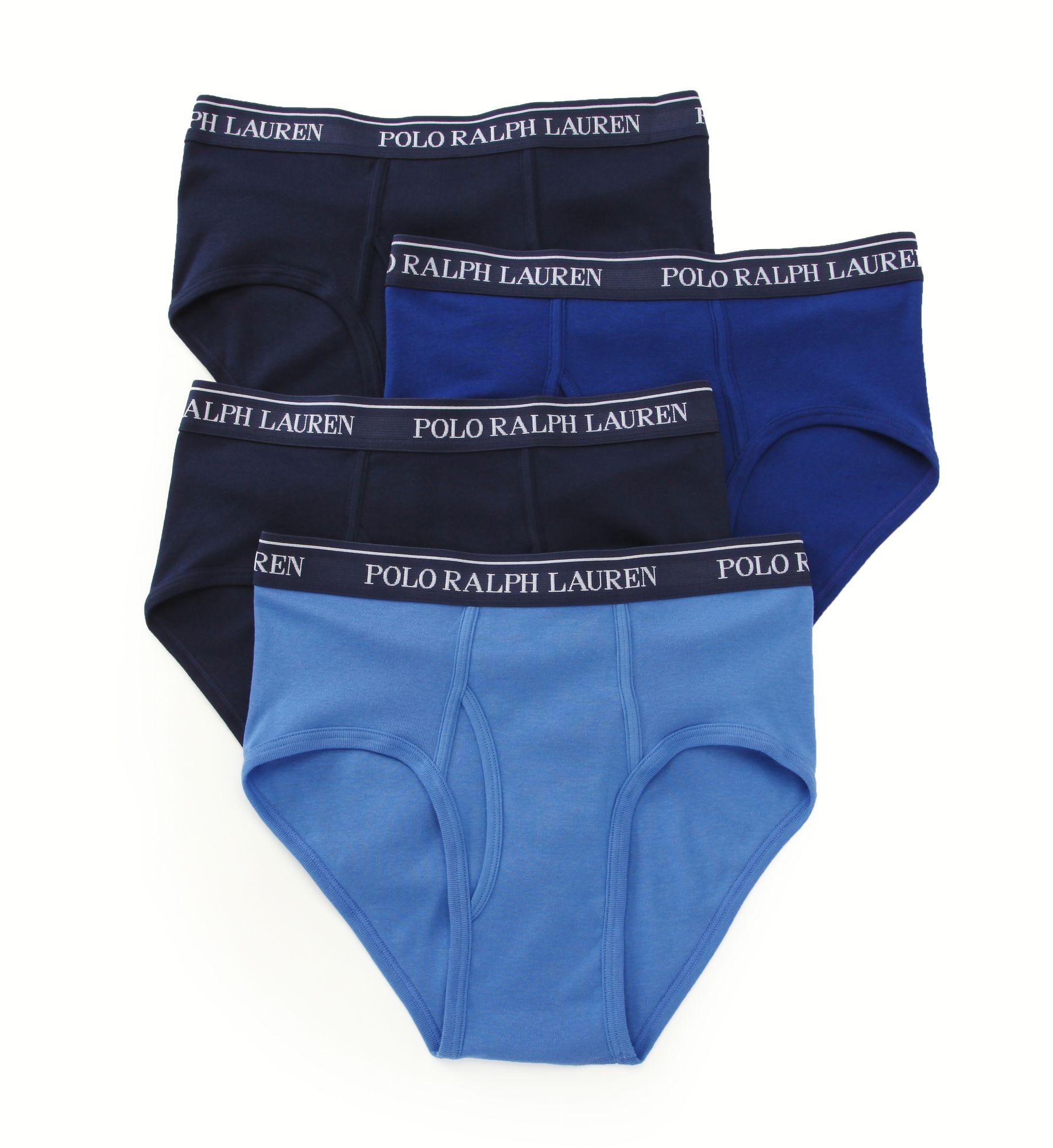 Polo Ralph Lauren LCBF Classic Fit 100 Cotton Low Rise Briefs 4 Pack