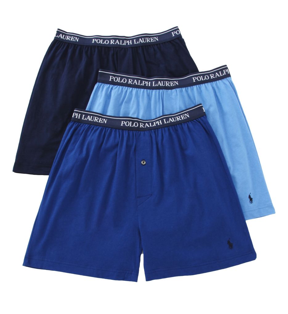 polo ralph lauren men's underwear classic knit boxer 3 pack