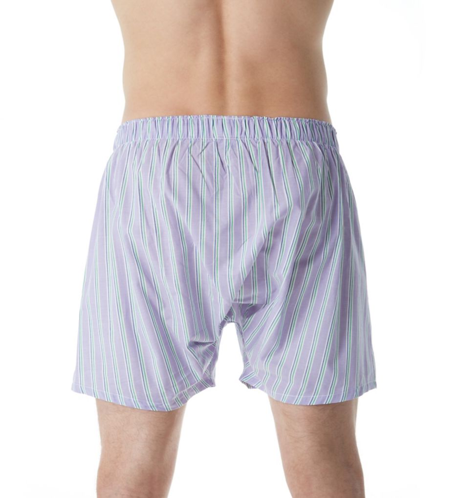 Classic Fit 100% Cotton Woven Boxers - 3 Pack