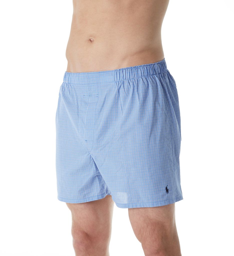 Classic Fit 100% Cotton Woven Boxers - 3 Pack