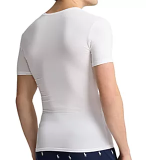 Perfect Flex Tee V-Neck T-Shirt - 2 Pack White/Silver S