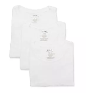 4D Flex Cooling Cotton Modal Crew T-Shirt - 3 Pack White S