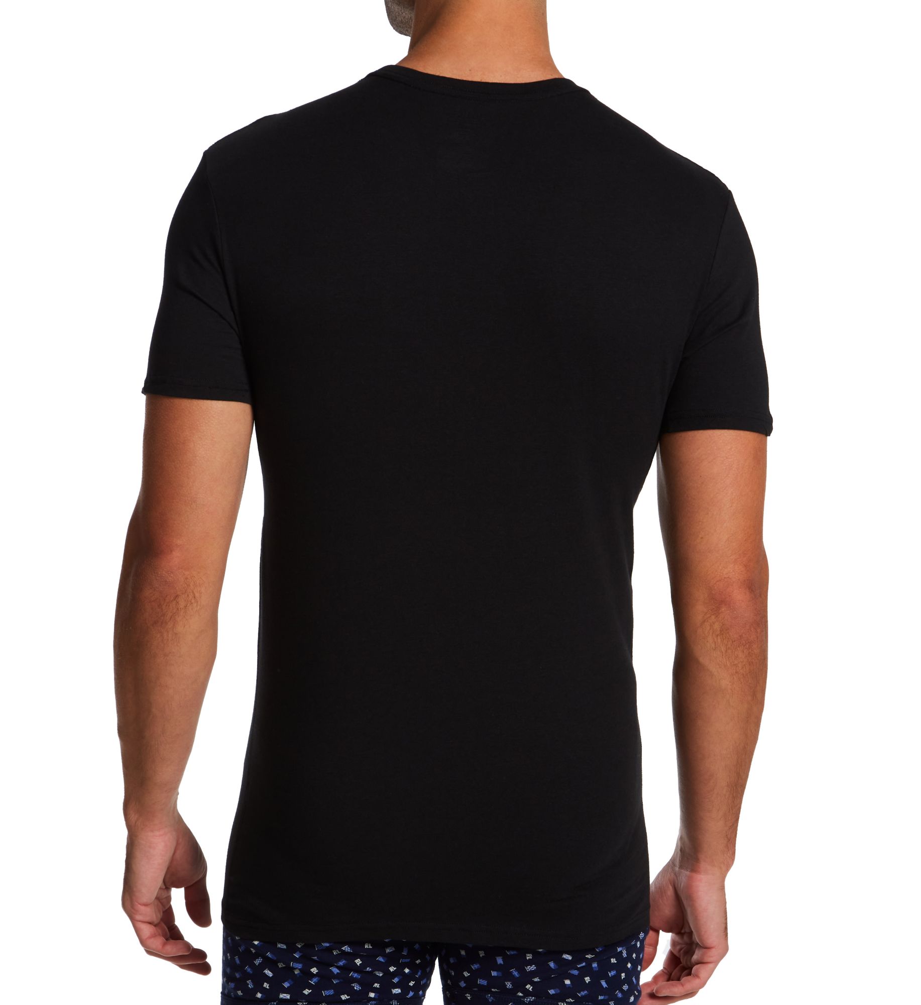 Polo Ralph Lauren 4D Flex Cooling Cotton Modal Crew T-Shirt - 3 Pack Black/Navy/Andover M  - Image 2