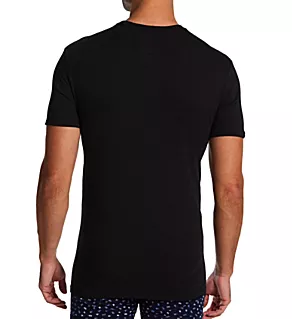 4D Flex Cooling Cotton Modal Crew T-Shirt - 3 Pack Black/Navy/Andover S