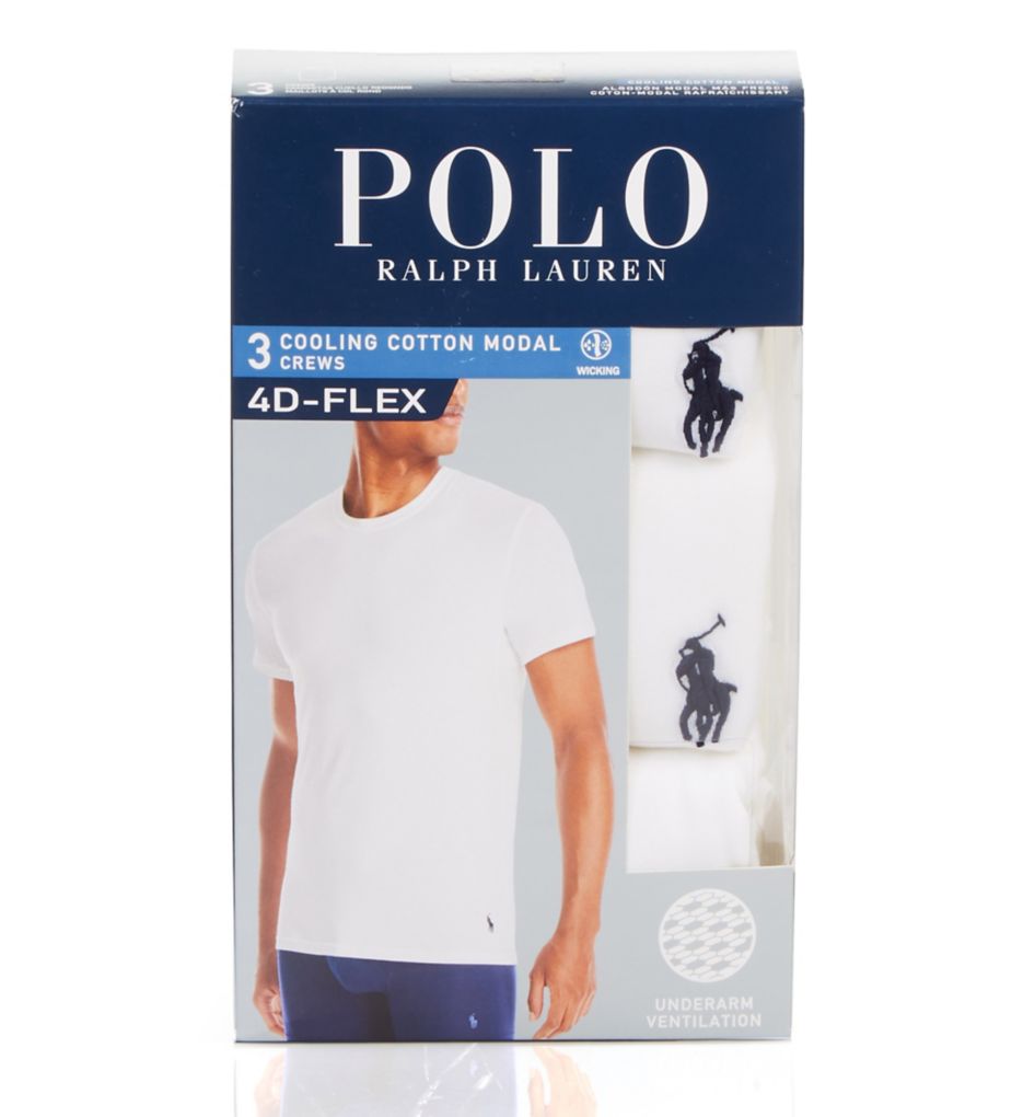 4D Flex Cooling Cotton Modal Crew T-Shirt - 3 Pack