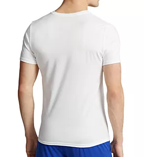4DFlex Cooling Cotton Modal  V-Neck T-Shirt - 3 PK 3 White/Cruise Navy S