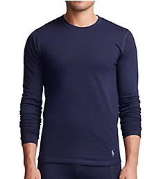 Wool Blend Base Layer Long Sleeve Tee w/Side Panel Cruise Navy S
