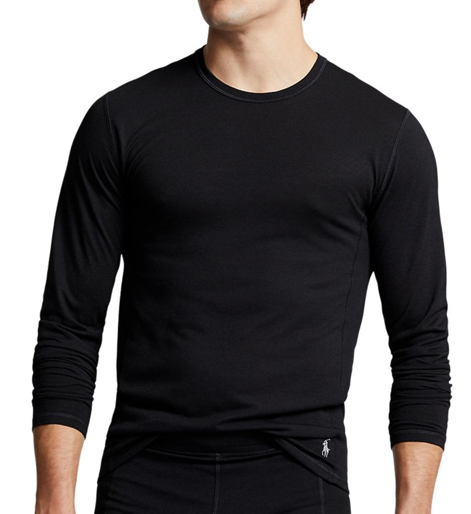 Wool Blend Base Layer Long Sleeve Tee w/Side Panel