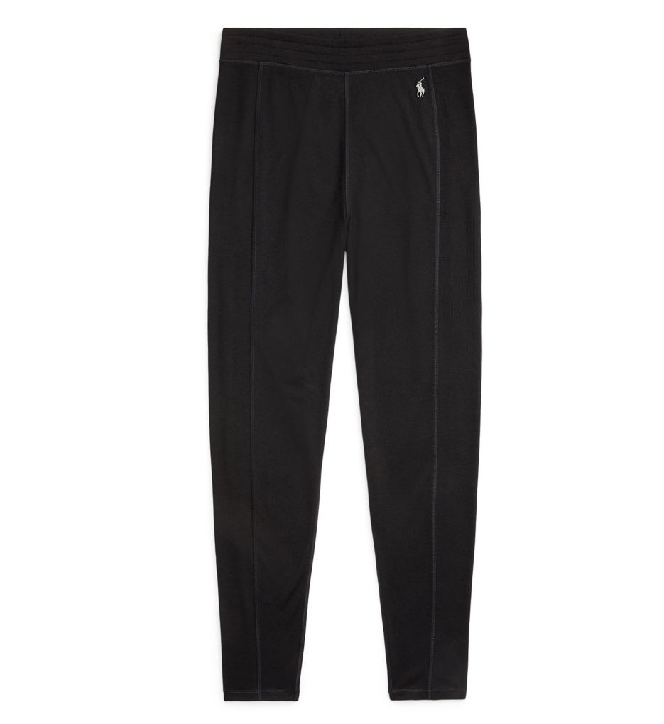 Polo Ralph Lauren Wool Blend Base Layer Pant with Side Panels Polo Black M  - Image 1