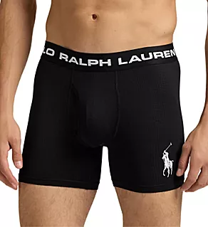 Perfect Pouch Boxer Brief Polo Black/White L