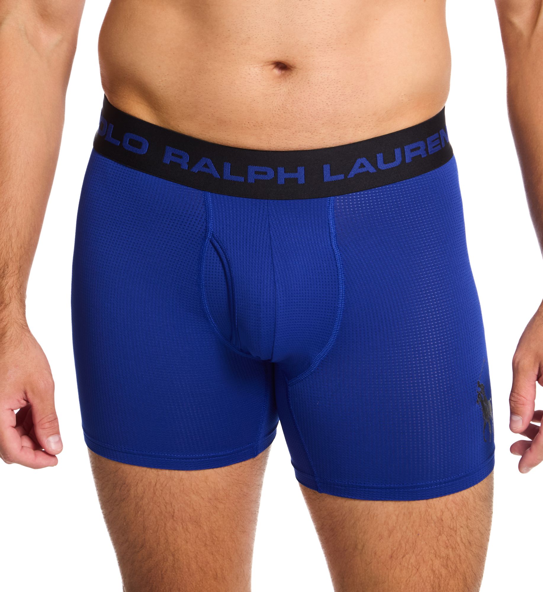 Polo Ralph Lauren Perfect Pouch Boxer Brief Heritage Royal/Black S  - Image 1