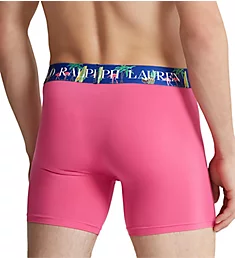 Recycled Microfiber Boxer Brief w/ Pouch Desert Pink/Royal S