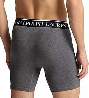 Organic Cotton Boxer Brief - 3 Pack Charcoal/Grey/Black S