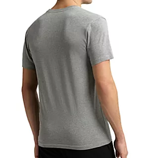 Organic Cotton Crew Neck T-Shirt - 3 Pack Cruise/Navy/Andover S