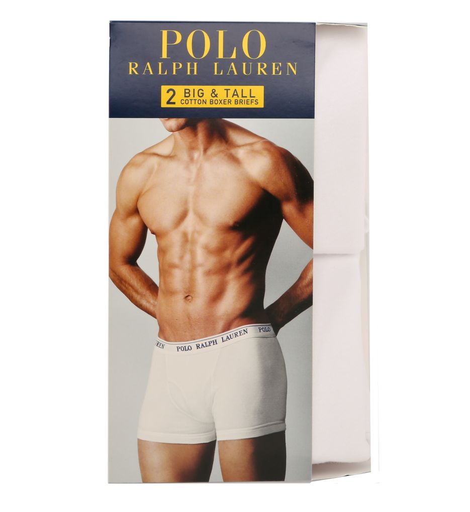 Big Man 100% Cotton Boxer Briefs - 2 Pack-cs1