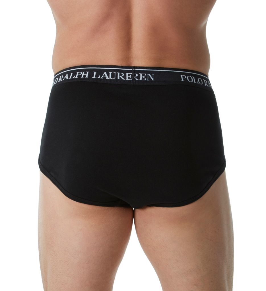 Big and Tall 100% Cotton Mid Rise Briefs - 2 Pack