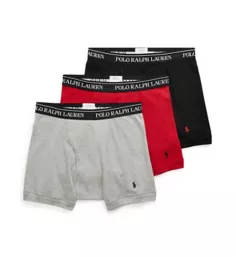 Classic Fit Cotton Mid-Rise Boxer Brief - 3 Pack