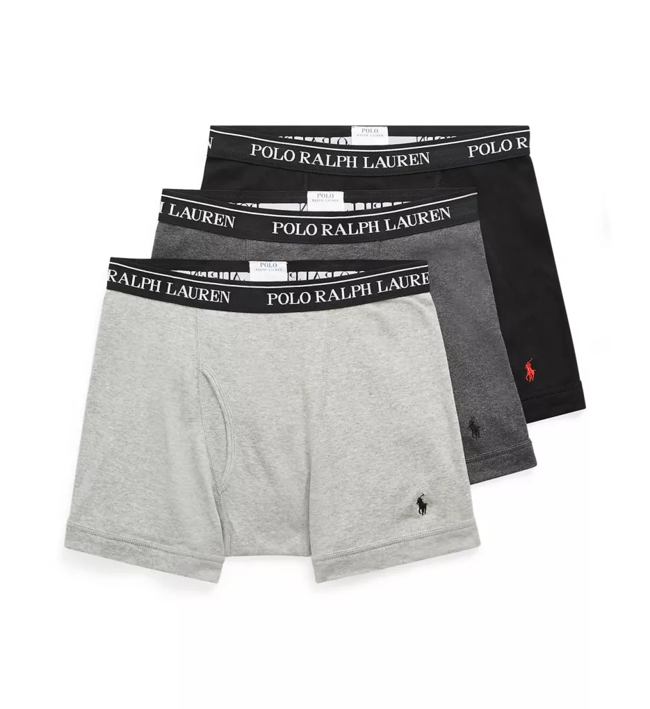 Classic Fit Cotton Mid-Rise Boxer Brief - 3 Pack ANDMBK L