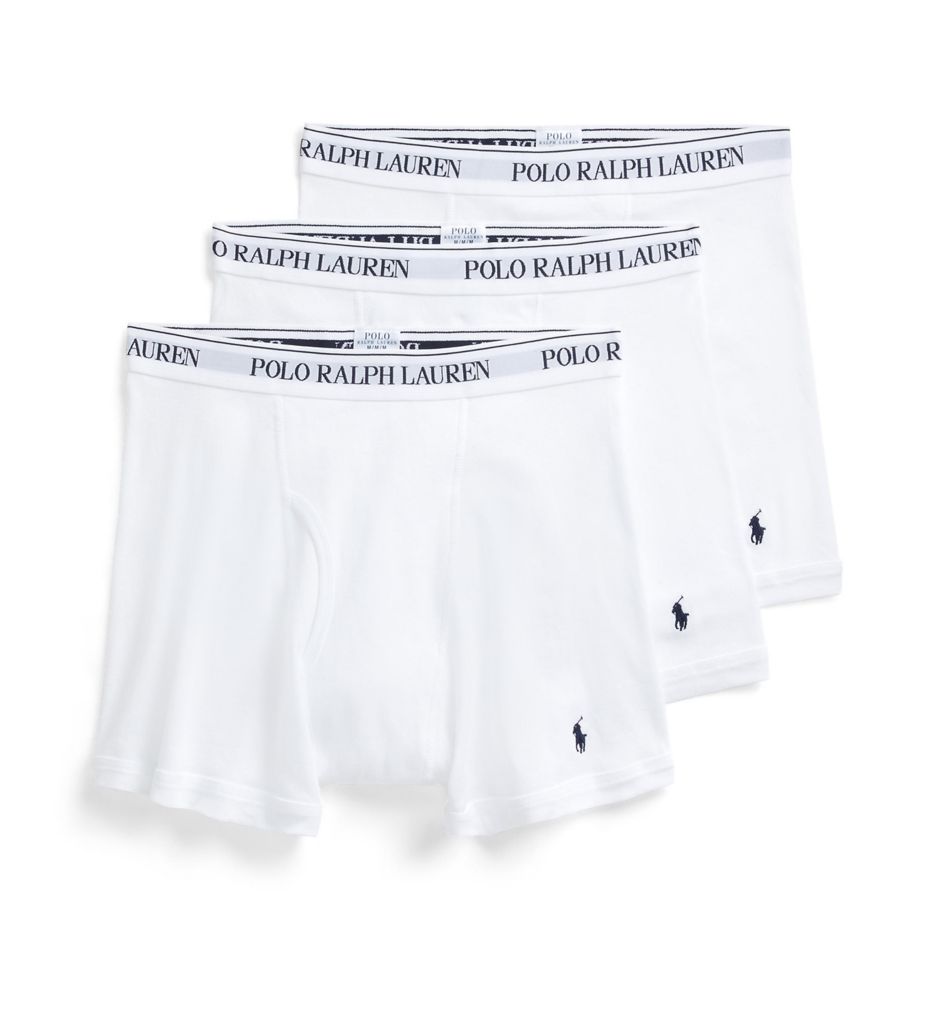 Image of Classic Fit Cotton Mid-Rise Boxer Brief - 3 Pack