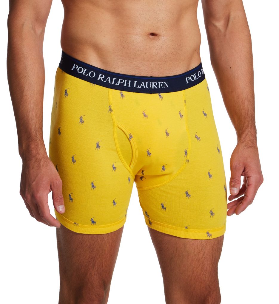 Polo Ralph Lauren 3-Pack Classic Fit Boxer Brief With Wicking NCBBP3