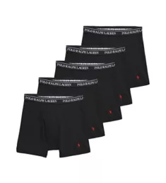 Classic Fit Cotton Boxer Briefs - 5 Pack