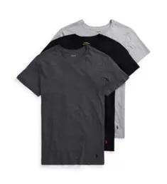 Classic Fit 100% Cotton Crew T-Shirt - 3 Pack ANDMBK L