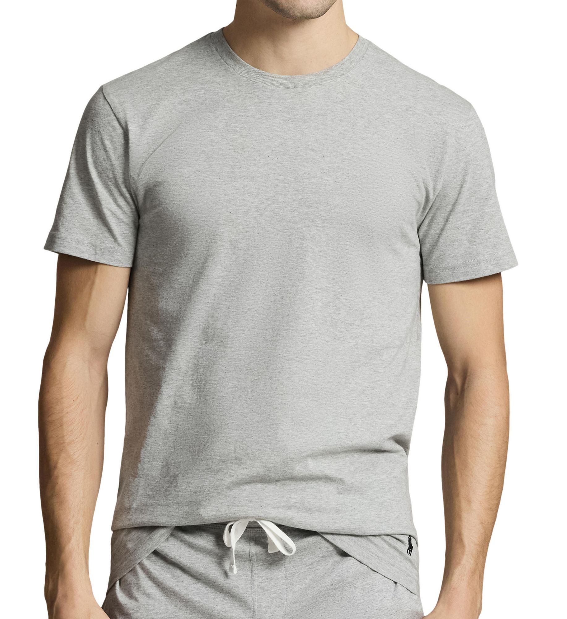 Polo Ralph Lauren Classic Fit 100% Cotton Crew T-Shirt - 3 Pack Blue/Black/Andover XL  - Image 1